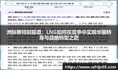 洲际赛特别报道：LNG如何在竞争中实现华丽转身与战略转型之路